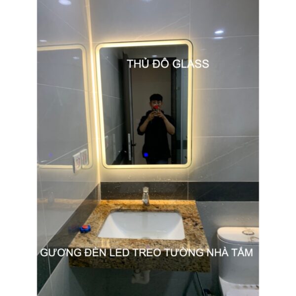 Gương đèn led treo tường nhà tắm TP Vinh Nghệ An